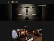 Tablet Screenshot of collins-law-firm.com